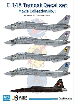 1/144 F-14 F/A-18 デカールトップガン 1/144 F-14 F/A-18 デカールトップガン